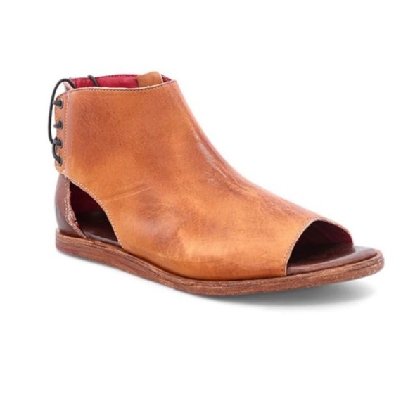 Bed Stu Zoraida Leather Sandals Pecan Almond Rustic - Picture 5 of 7